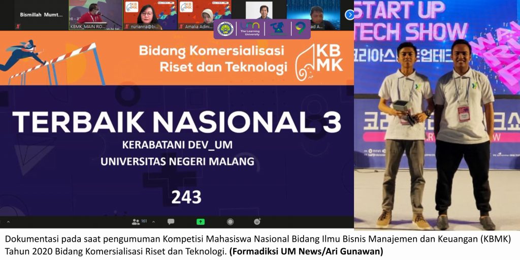 Usung KerabaTani, Ari dan Tim Sabet Juara 3 KBMK 2020