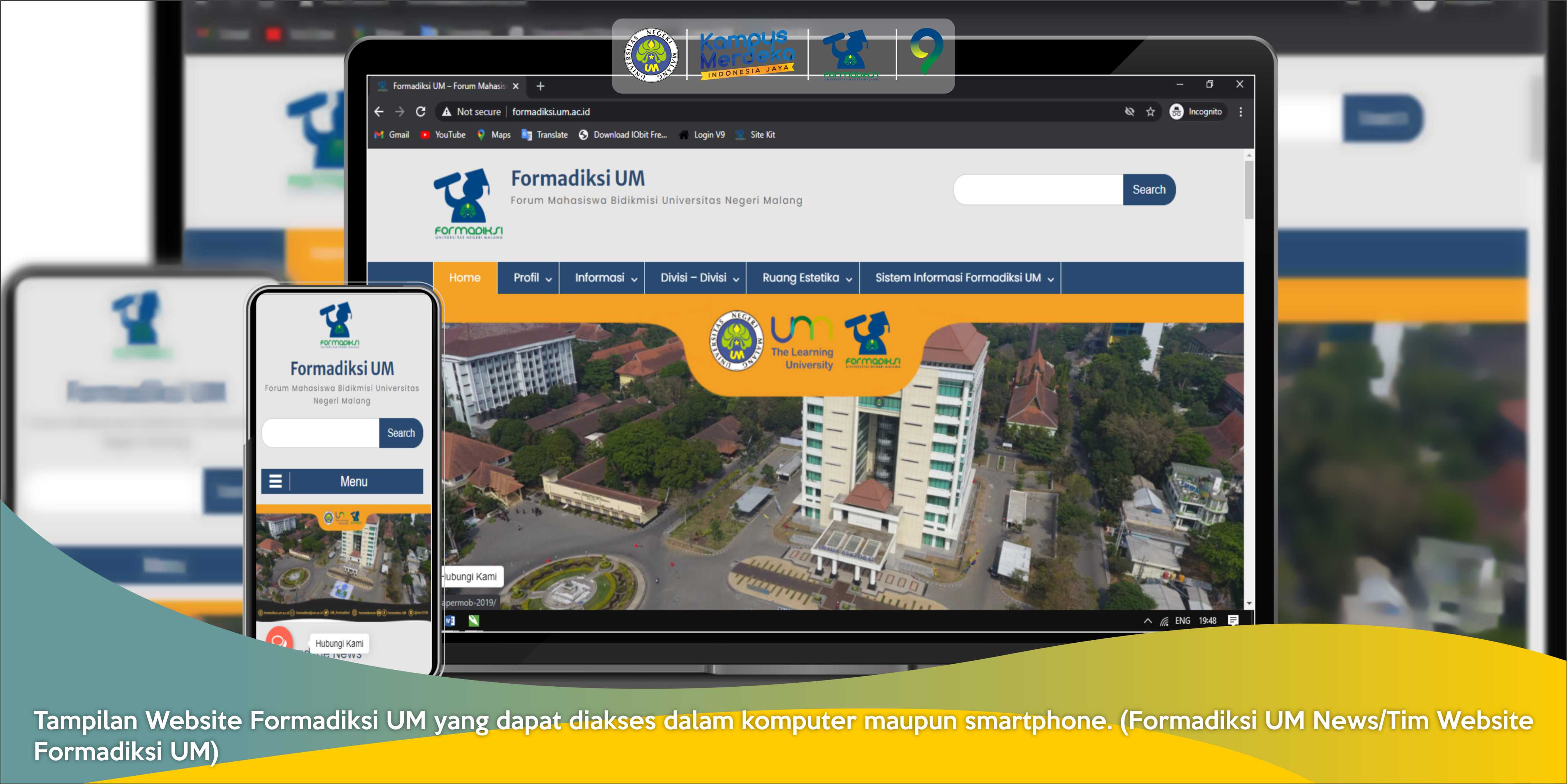 Formadiksi UM on Website: Wadah Pemberi Informasi Penuh Inovasi