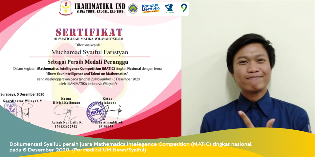 Sabet Medali Perunggu Ajang MATIC Tingkat Nasional, Syaiful: Sempurnakan Proses!